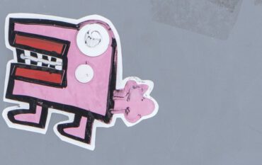 Roze Sticker Lijtweg