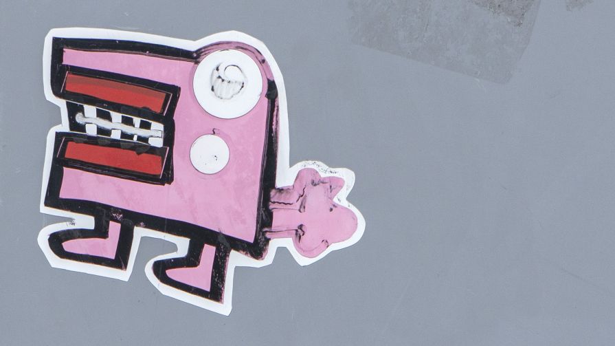 Roze Sticker Lijtweg